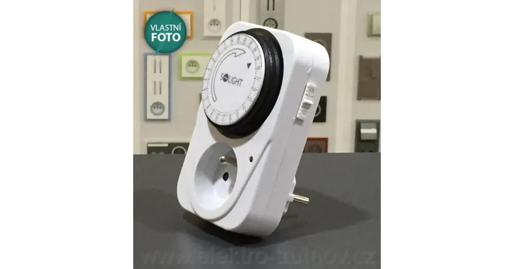 Poslední Šance GETI MF1 časovač denní s vypínačem do zásuvky (TS-MD3 *P5502)