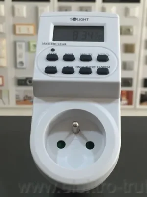 Rychlé Dodání GETI EF1 časovač týdenní digitální do zásuvky - časově spínaná zásuvka