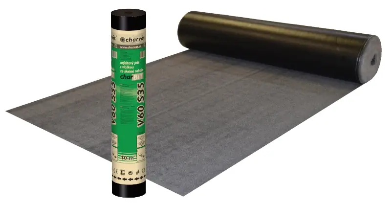Značkový Lepenka asfaltová oxidovaná Charbit V60 S35 10 m2/bal