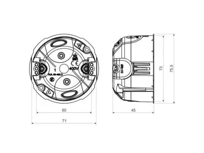 Speciální Cena Krabice univerzální KUL 68-45/LD