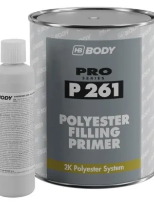 Nejlepší Volba BODY PRO P 261 2K POLYESTER FILLING PRIMER stříkací základový plnič a tmel, žlutý, 1 l