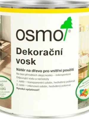 Značkový OSMO® Dekorační vosk transparentní