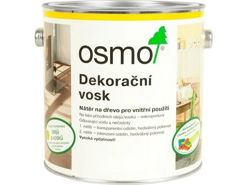 Značkový OSMO® Dekorační vosk transparentní
