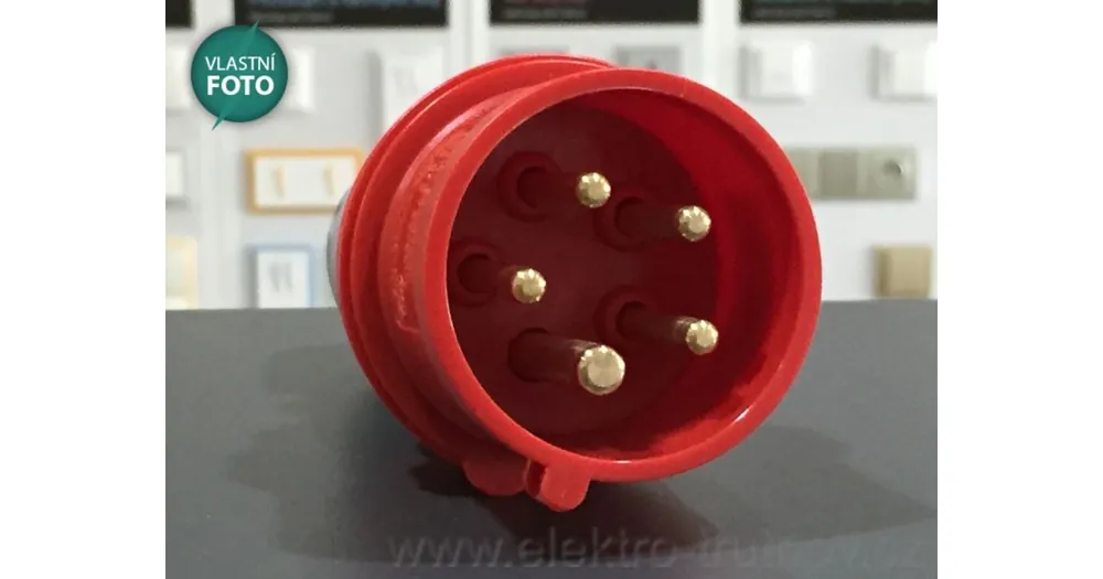 Objednat Nyní PCE 015-6 vidlice na kabel 16A 5pólová 400V IP44