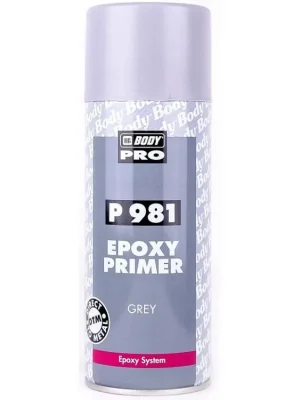 Výhodná Nabídka BODY PRO P 981 1K EPOXY PRIMER Rychleschnoucí antikorozní epoxidový základ ve spreji 400 ml, šedý