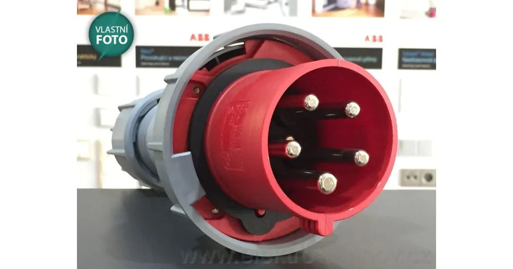 PCE 035-6 vidlice na kabel 63A 5pólová 400V IP67 Sezónní Sleva
