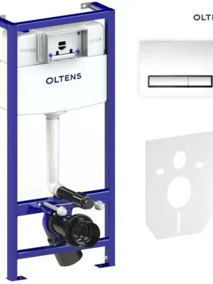 Značkový Set Oltens Triberg Torne 5v1 podomítková konstrukce se splachovacím tlačítkem, lesklý chrom 58300100