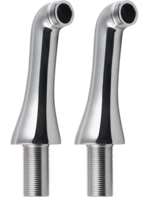 Značkový Sapho ANTEA připojení pro instalaci vanové baterie na okraj vany (pár), chrom 9851