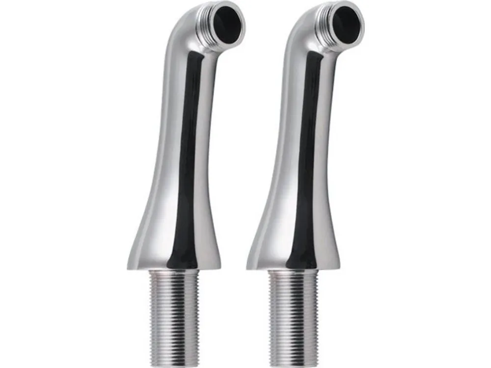 Značkový Sapho ANTEA připojení pro instalaci vanové baterie na okraj vany (pár), chrom 9851