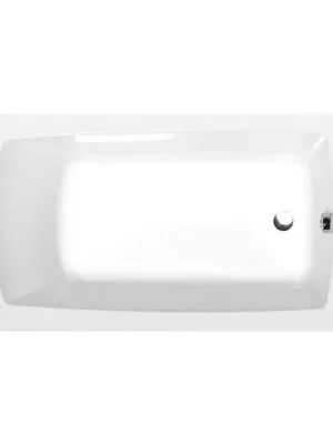 Značkový Polysan LILY obdélníková vana 130x70x39cm, bílá 77511