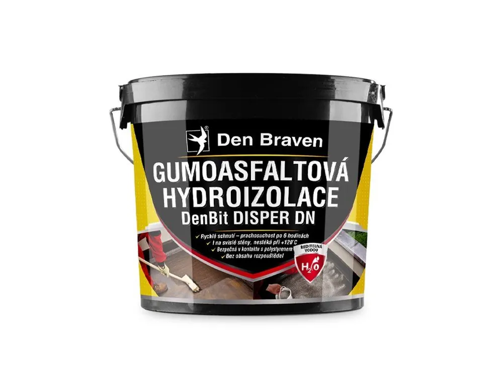 Den Braven Gumoasfaltová hydroizolace DenBit DISPER DN Časově Omezené