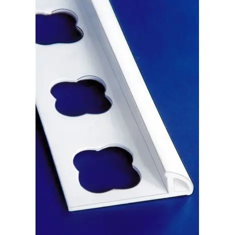 Značkový PROFIN | ULP | ukončovac&iacute; | oblouk | pvc | tmavě hněd&aacute;=9281 | H=7mm | D=2.5m