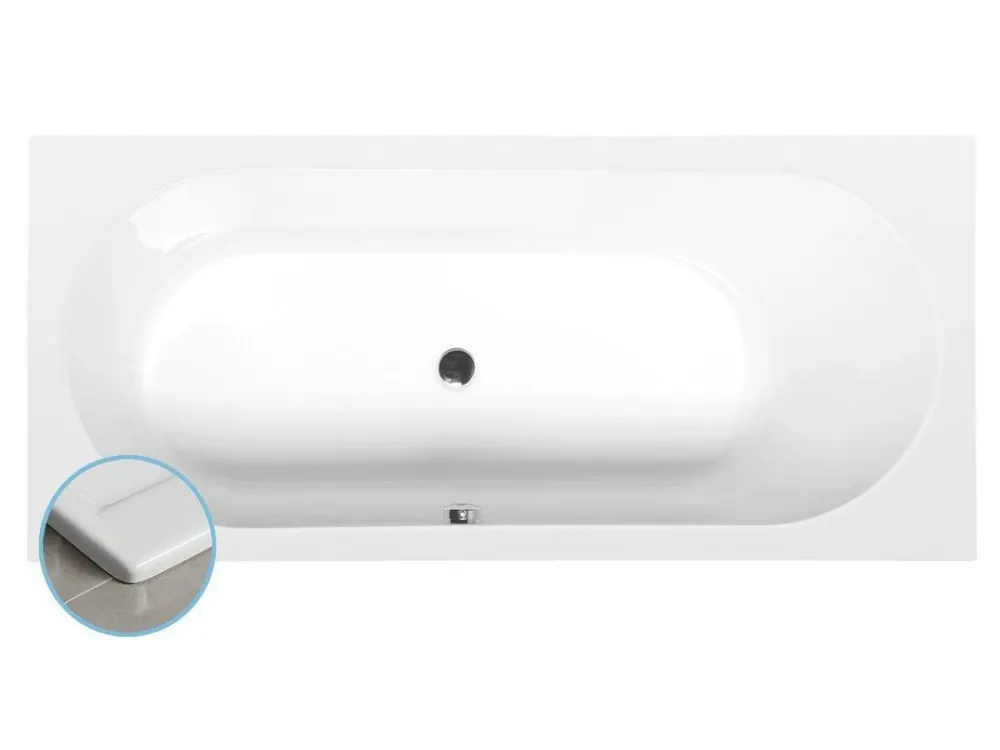 ASTRA B SLIM obdélníková vana 165x75x48cm, bílá Ověřený