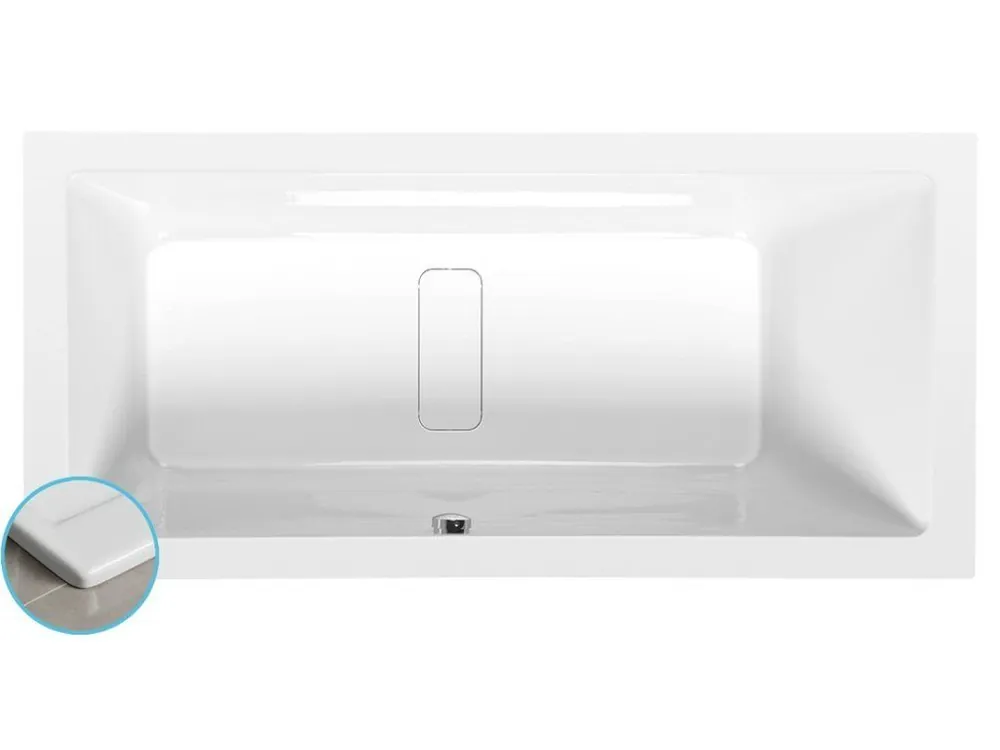 MARLENE SLIM obdélníková vana 170x80x48cm, bílá Super Cena