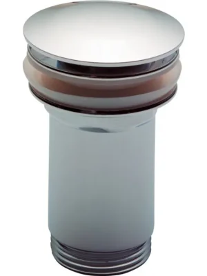 Alcadrain Umyvadlová výpusť click/clack 5/4˝ kovová velká zátka Víkendová Akce