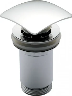 Výhodná Nabídka Alcadrain Umyvadlová výpusť click/clack 5/4˝ kovová hranatá zátka