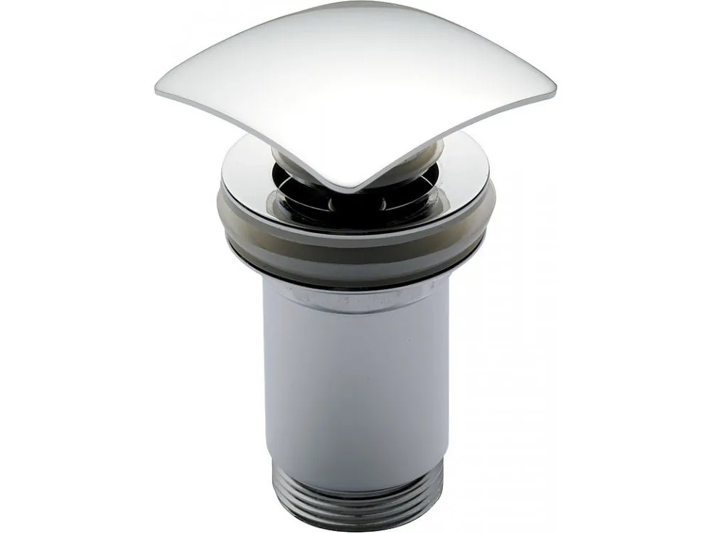 Výhodná Nabídka Alcadrain Umyvadlová výpusť click/clack 5/4˝ kovová hranatá zátka