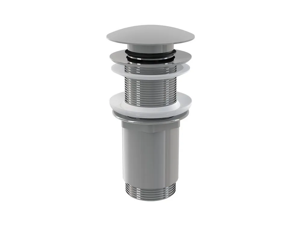 Alcadrain Umyvadlová výpusť click/clack 5/4˝ kovová zátka velká <span class="product-appendix"> bez přepadu</span> Novinka