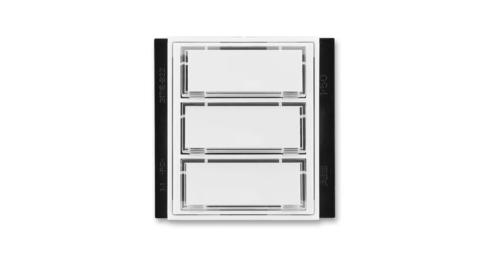 ABB 3171E-A00300 01 Time®, Element® Ovládač zvonkový trojnásobný, bílá / ledová bílá Cenový Hit