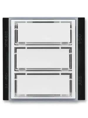 ABB 3171E-A00300 04 Element® Ovládač zvonkový trojnásobný, bílá / ledová šedá Víkendová Akce