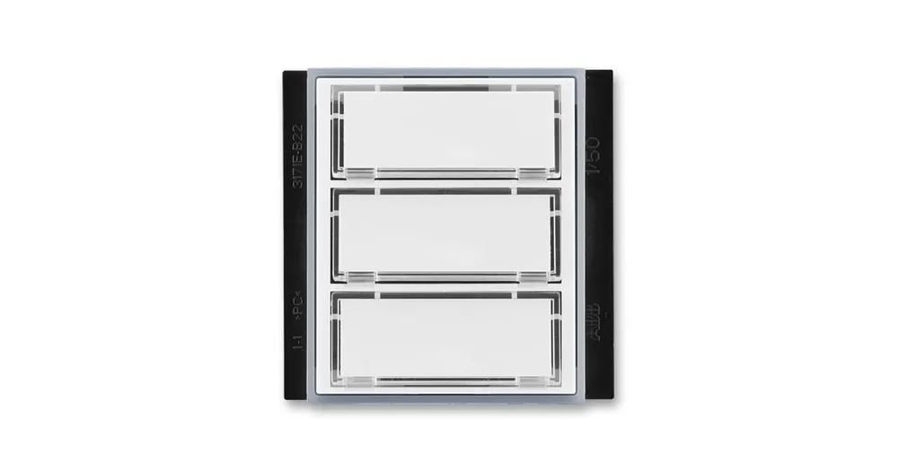 ABB 3171E-A00300 04 Element® Ovládač zvonkový trojnásobný, bílá / ledová šedá Víkendová Akce