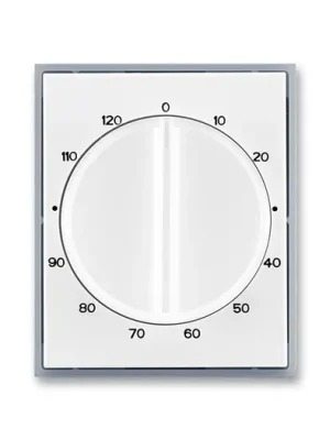 ABB 3294E-A00160 04 Element® Kryt ovládače časového s otočným ovladačem, bílá / ledová šedá Cenový Hit