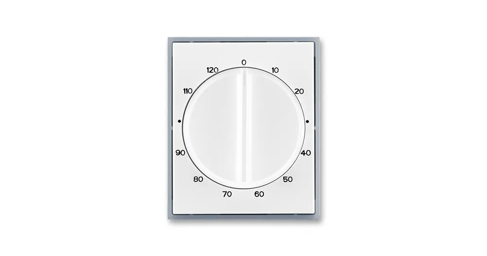 ABB 3294E-A00160 04 Element® Kryt ovládače časového s otočným ovladačem, bílá / ledová šedá Cenový Hit