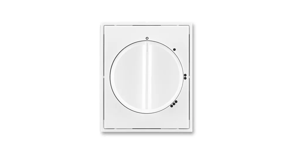 ABB 3294E-A00170 01 Time®, Element® Kryt spínače s otočným ovladačem, bílá / ledová bílá Víkendová Akce