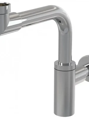 Ověřený Alcadrain Sifon pro umyvadlo DESING celokovový, prostorově úsporný <span class="product-appendix"> průměr odpadu 32 mm</span>