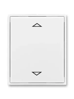 ABB 3299E-A00110 01 Time®, Element® Kryt spínače žaluziového s krátkocestným ovladačem, s potiskem, bílá / ledová bílá Horká Nabídka