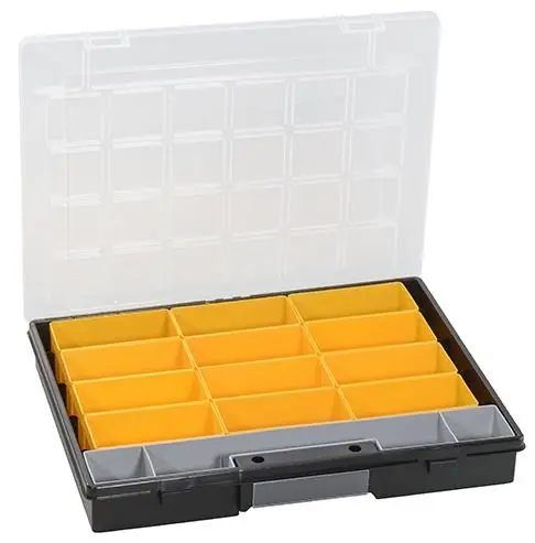 Plastový kufřík s vyjímatelnými krabičkami EuroPlus Flex 37/13 457201 Časově Omezené