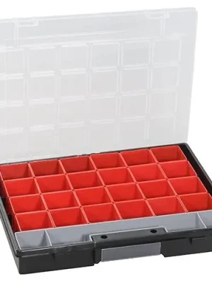 Aktuální Plastový kufřík s vyjímatelnými krabičkami EuroPlus Flex 37/25