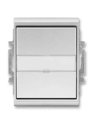 ABB 3558E-A06910 08 Time® Přepínač střídavý IP 44, zapuštěný, s popisovým polem, titanová Super Cena