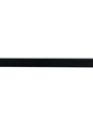 Značkový Sprchové ramínko hranaté nízké, 400mm, černá mat - koupelny-sanita.cz