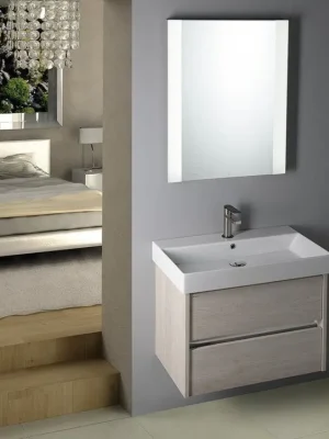 Koupelnový set NIRONA 70, dub Mocca Bezpečná Platba