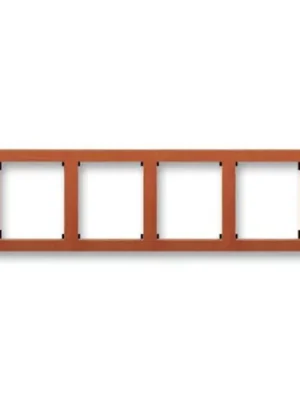 ABB 3901F-A50140 52J Time® Arbo Rámeček, čtyřnásobný vodorovný, třešeň Akční Nabídka