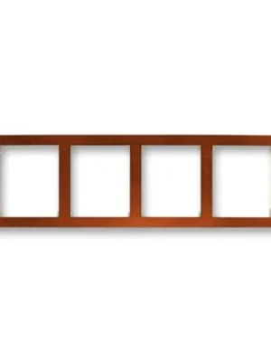 ABB 3901F-A50140 53J Time® Arbo Rámeček, čtyřnásobný vodorovný, mahagon Doprava Zdarma