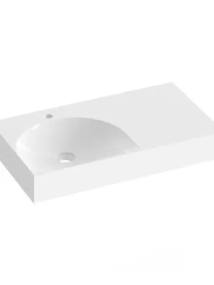Značkový Umyvadlo Lite 80/45 P, s otvorem pro baterii, bez přepadu