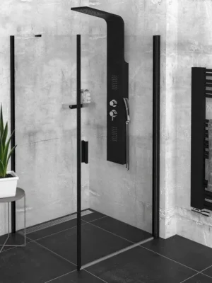 ZOOM BLACK čtvercový sprchový kout 900x900mm L/P varianta Originální