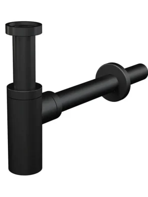 Omezená Nabídka Alcadrain Sifon pro umyvadlo DESING kovový, černý-mat <span class="product-appendix"> průměr odpadu 32 mm</span>