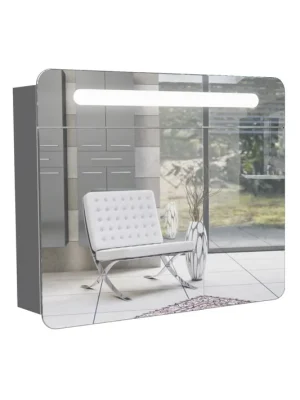 Značkový INTEDOOR zrcadlová skříňka s integrovaným LED osvětlením PIR ZS 80 LED <span class="product-appendix"> + doprava zdarma + při platbě převodem sleva</span>