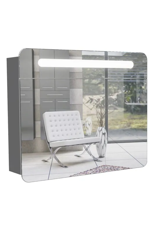 Značkový INTEDOOR zrcadlová skříňka s integrovaným LED osvětlením PIR ZS 80 LED <span class="product-appendix"> + doprava zdarma + při platbě převodem sleva</span>