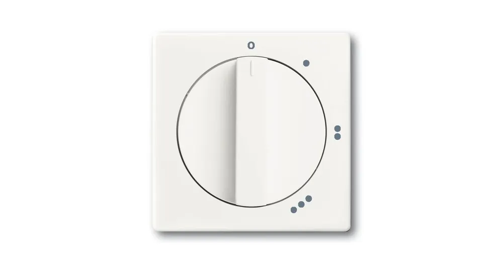 ABB 1710-0-3890 Future® linear Kryt spínače s otočným ovladačem, mechová bílá Víkendová Akce