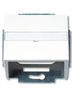 ABB 1724-0-4307 Future® linear Kryt zásuvky komunikační s popisovým polem, mechová bílá Poslední Šance