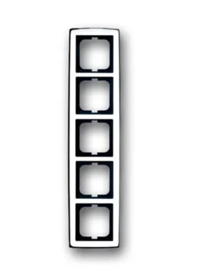 ABB 1754-0-4330 Solo® Rámeček pro elektroinstalační přístroje, pětinásobný, chromová lesklá Nejlepší Volba