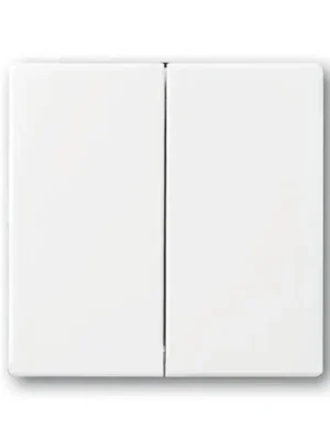 ABB 3559B-A00652884 Future® linear Kryt spínače kolébkového dělený, mechová bílá Finální Výprodej