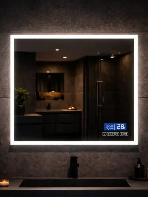 Smart LED zrcadlo 70x65 cm s Bluetooth a Anti-fog systémem Pouze Dnes