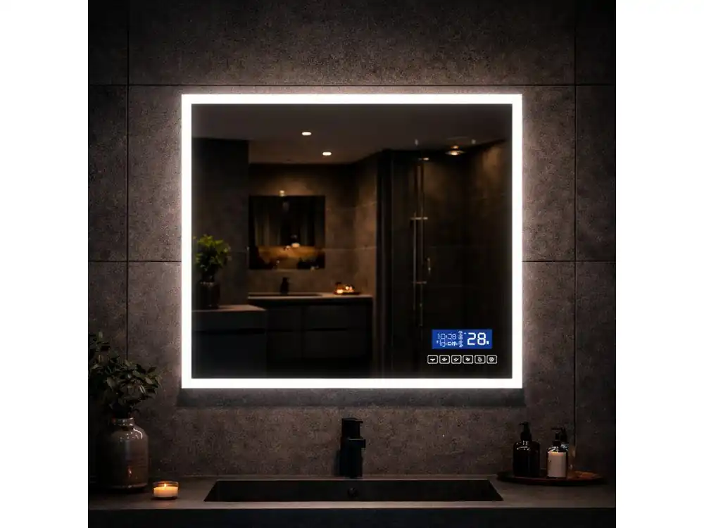 Smart LED zrcadlo 70x65 cm s Bluetooth a Anti-fog systémem Pouze Dnes