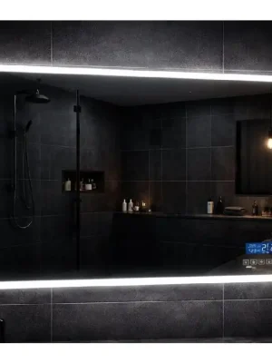 Smart LED zrcadlo 90x65 cm s Bluetooth a Anti-fog systémem | Koupelny-Sanita.cz Oblíbený