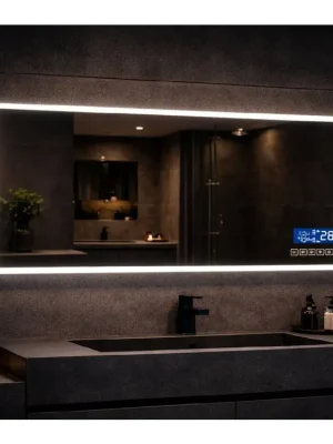 Velké Smart LED zrcadlo 120x65 cm s Bluetooth a Anti-fog | Koupelny-Sanita.cz Finální Výprodej